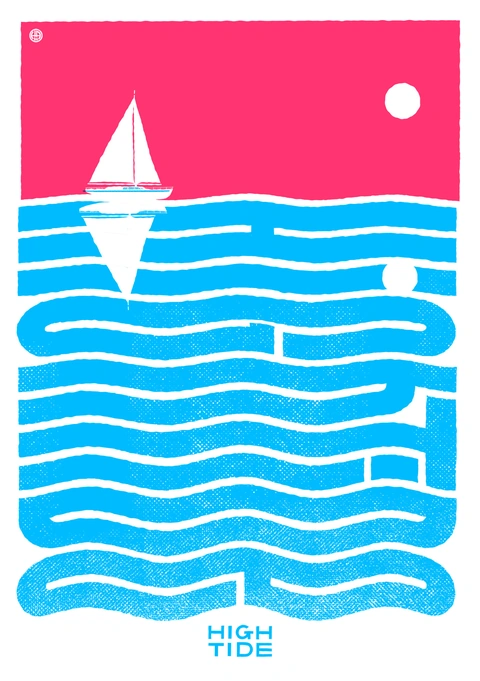 Voilier — illustration d’Alexandre Hostein