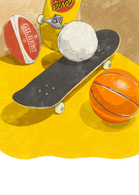 Sports — illustration d’Alexandre Hostein